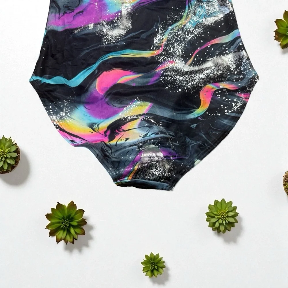 M (10) Justice leotard.